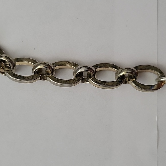 Purple and orange stone necklace. - Picture 3 of 5